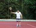 Molnar Csaba teniszezik